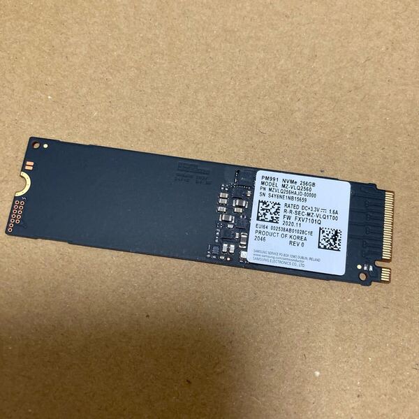 6217 M2 NVMe SSD SAMSUNG Samsung サムスン M.2 256GB