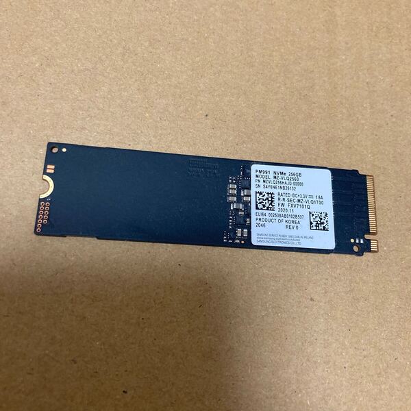 2686 M2 SSD NVMe SAMSUNG サムスン Samsung M.2 256GB