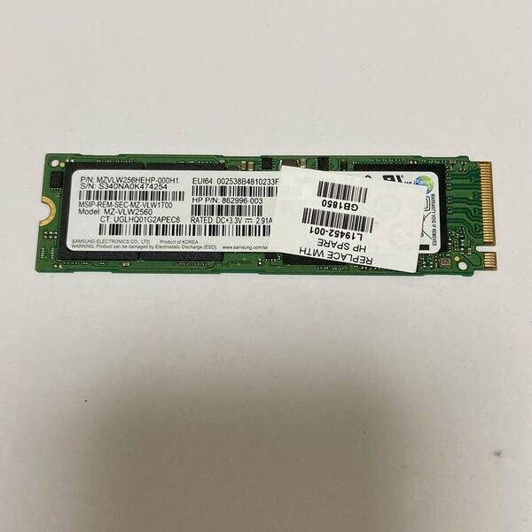 4376 SSD SAMSUNG M サムスン M.2 M2 2280 256GB