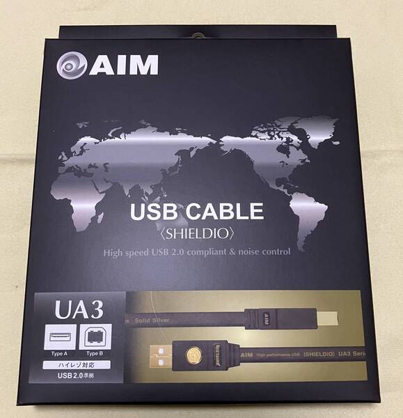 エイム電子 SHIELDIO AIM UA3-R010 USBケーブル 長さ 1m