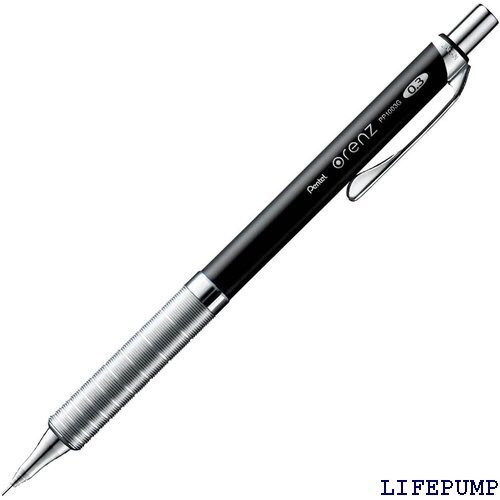 ぺんてる シャープペンシル オレンズメタルグリップ XPP1003G-A ブラック軸 0.3mm 11458