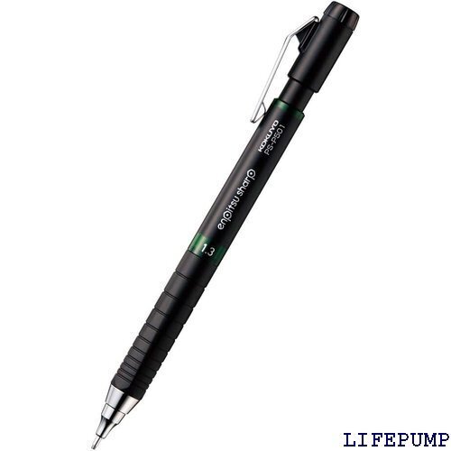 コクヨ KOKUYO シャープペン 鉛筆シャープ Ty x 金属グリップ 1.3mm 緑 PS-P501G-1P 17453