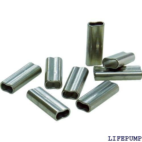 ニッサチェイン ステンレス オーバルスリーブ 1.2~1.5用 TYP-15A 17470