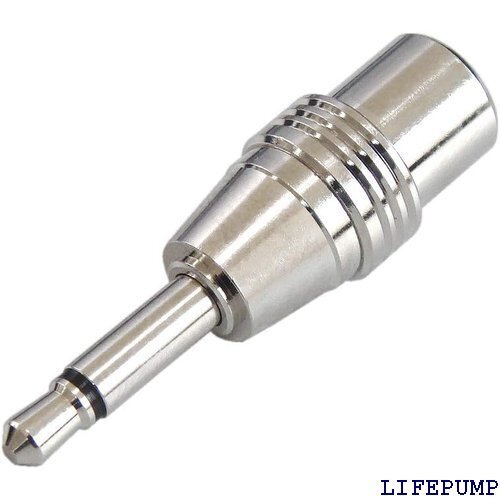 3.5mm モノラルミニプラグ オス - RCAジャック/ピンジャック メス 変換アダプタ PLG-N8 17473