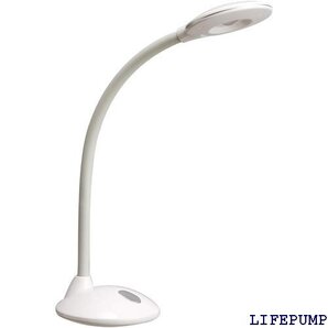 ジェントス LEDデスクライト 明るさ 240ルーメン ホワイト DK-R156WH 17528