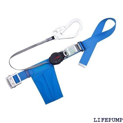 藤井電工 新規格 胴ベルト型 ワンハンドリトラ 巻取式 制止用器具 胴ベルト 安全帯 ツヨロン TSUYORON 17575