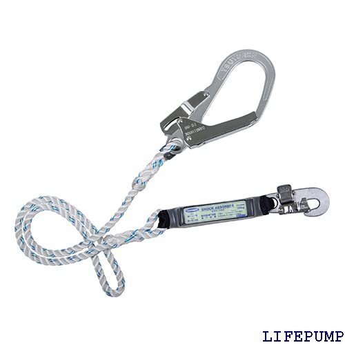藤井電工 新規格 胴ベルト用ランヤード ロープ式 TB 制止用器具 胴ベルト 安全帯 ツヨロン TSUYORON 17589