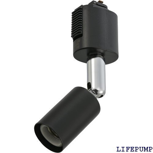 レールライト ライティングダクト用スポットライト E17用 ブラック_RL-N17SAW-K 06-0804 17653