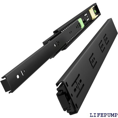 VADANIA プッシュスライドレール VF1245 オープンスライドレール 3段引 600mm 左右1セット 17831