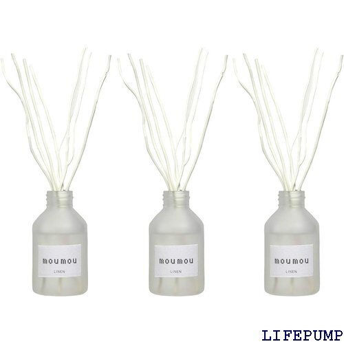 大香 MOU MOU リードディフューザー リネン 100mL 3個セット 18429