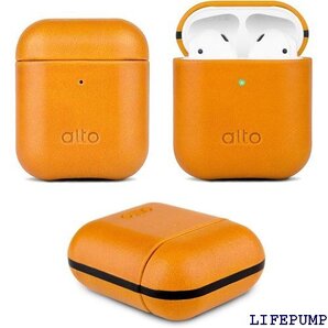 AirPods 革製保護ケース キャラメル 18576