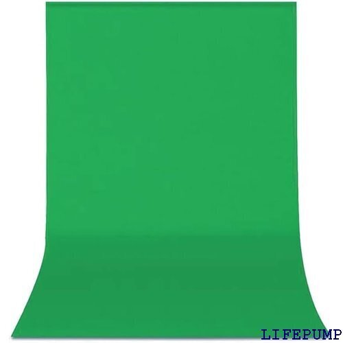 Hemmotop 背景布 緑 グリーンバック 1.8m クリーン ポール対応 全身撮影 180 x 280 cm 18644