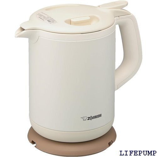 象印 電気ケトル 0.8L 沸騰後1時間90℃保温 アイボリー CK-AJ08-CB 18681