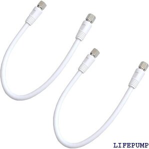 S-5C-FB アンテナケーブル 0.3m 30cm プ 2本入り ホワイト 白 S5C-KFF-03G-2P 18695