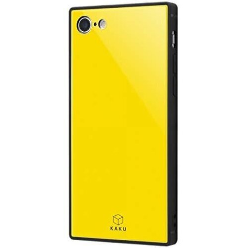 イングレム INGREM iPhone 8/7 耐衝撃 ース KAKU/イエロー IQ-P7K1B/Y イエロー 63