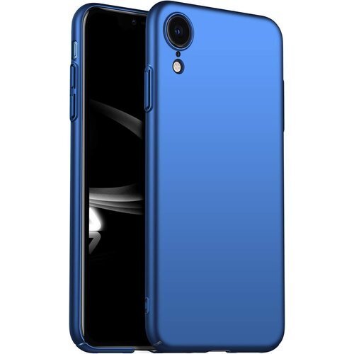 iPhone XR ケース 薄型 軽量 耐衝撃 おしゃ 保護 アイフォンXR カバー iPhone XR ブルー 78