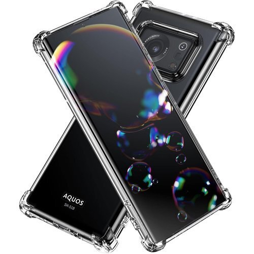 Hy+ AQUOS R6 耐衝撃 ケース SH-51B MIL規格 クリア 衝撃吸収ポケット内蔵 TPU ケース 206