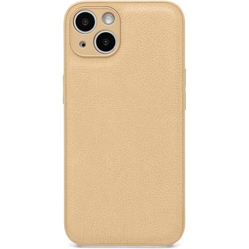 レザー 革 調 iPhone 13 ケース ベージュ 淡色 くすみカラー ソフト ライトブラウン 耐衝撃ケース 289
