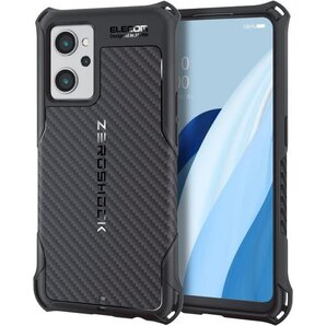エレコム OPPO Reno9 A / OPPO Re HOCKシリーズ ブラック PMWO221ZEROGBK 469
