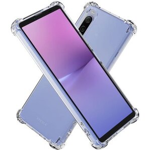Hy+ Xperia10 V 耐衝撃 ケース SO-5 MIL規格 クリア 衝撃吸収ポケット内蔵 TPU ケース 510