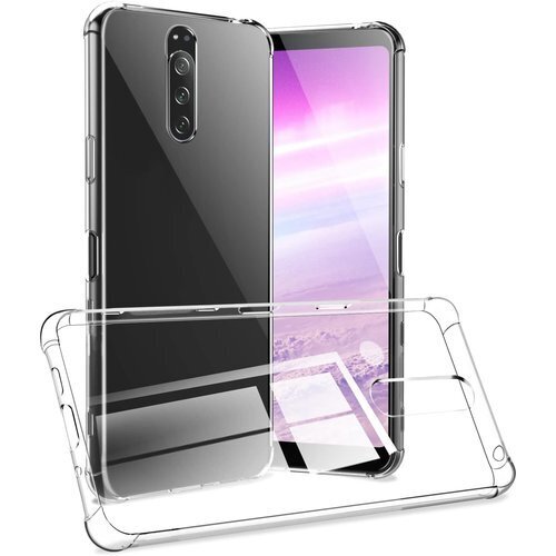 対応 Xperia 1 ケース 透明 エクスペリア1 Qi充電対応/すり傷防止/滑り止め/エアバッグ 改良型 579