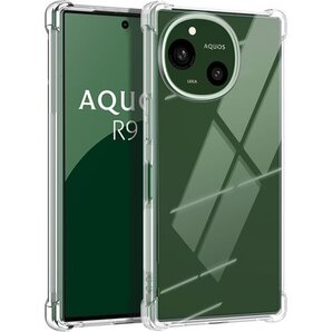 Aquos R9 ケース クリア SH-51E SH- ストラップホール付き アクオスR9 スマホケース クリア 752