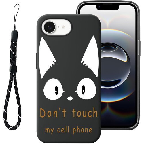 RuiMi for iPhone 16e 用のケース ケース Dont touch my cell phone 963