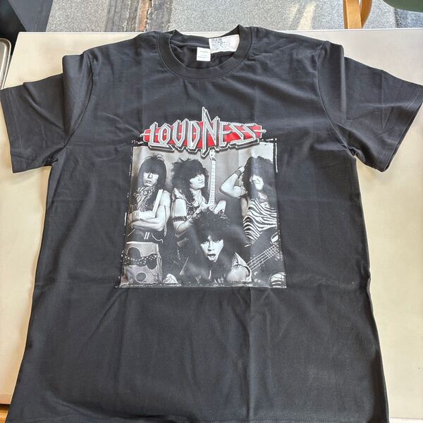 未使用 ラウドネス (Loudness)Tシャツ Lサイズ 高崎晃 樋口宗孝 二井原実 山下昌良 バンドT ジャパメタ 第一期 レイジー