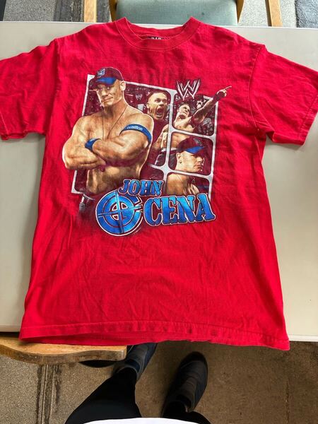 WWE John Cena ジョン・シナ Hybrid Shirt ビンテージ Tシャツ☆USA古着 プロレス 格闘技 アメプロ WCW WWF ハイブリット