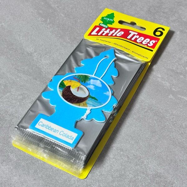 ★6枚セット★カリビアンコラーダ 6P リトルツリー Little Trees エアフレッシュナー 芳香剤 USA