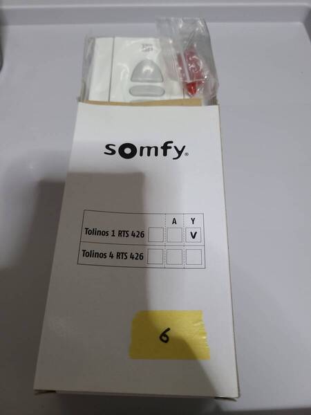 Somfy ソムフィ 電動シャッターリモコン 1RTS pure426 ykkap Tolinos 6