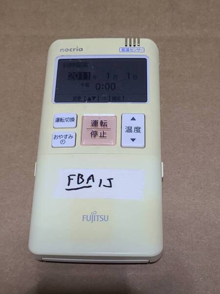 FUJITSU ノクリア AR-FBA1J エアコン リモコン 富士通 無保証