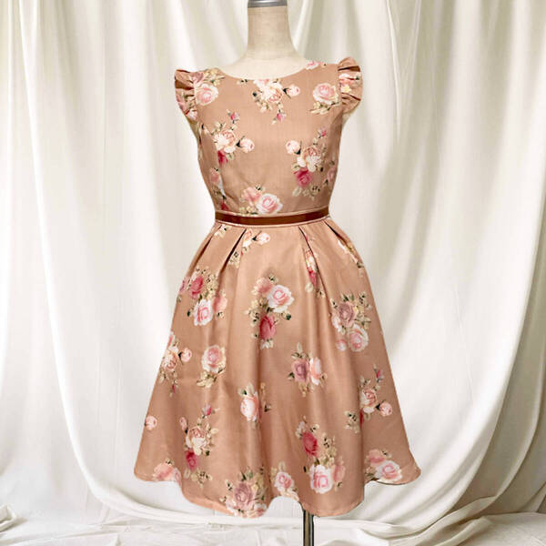 【新品 訳あり】LIZLISA リズリサ*アンティーク風 薔薇柄ワンピース クラシカル デート お出かけ 可愛い ガーリー