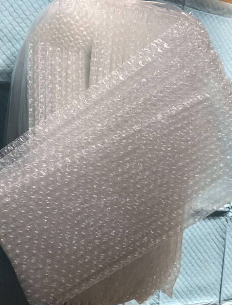 プチプチ袋 45枚 透明 袋口折り返し付き クッション袋 緩衝材 梱包材 送料込