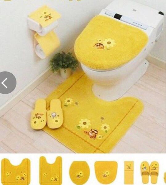 ジブリ となりのトトロ ネコバス トイレマットセット 新品
