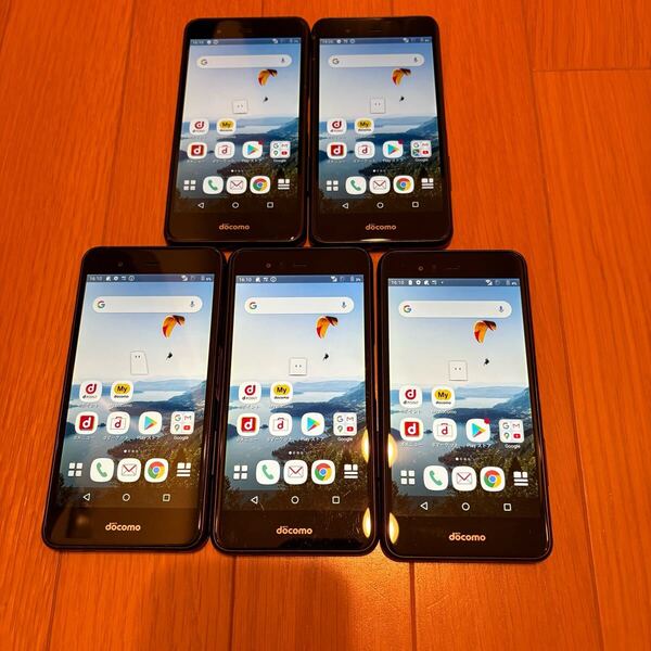 docomo 中古スマートフォンarrows Be F-04K 32GBブラック 5台セット セット