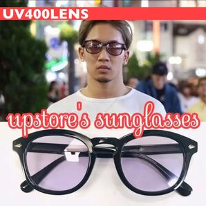 ◆サングラス◆ ライトパープル ウェリントン UV400【新品】No.2