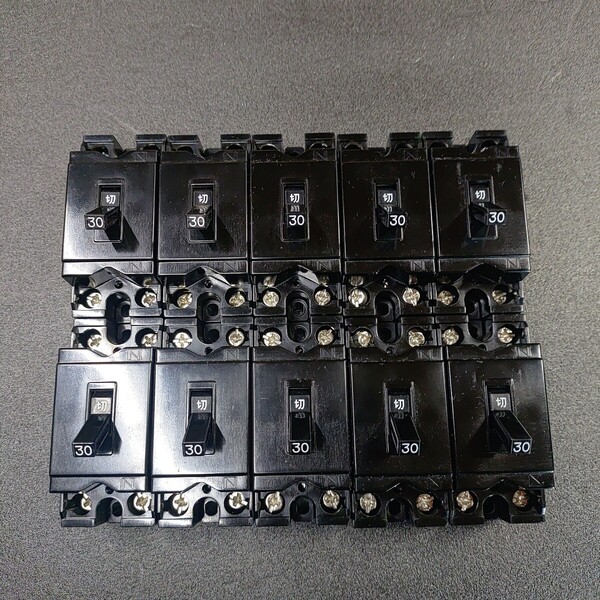 テンパール 安全ブレーカー 30A B-1EA 1509L 計10個まとめて 2