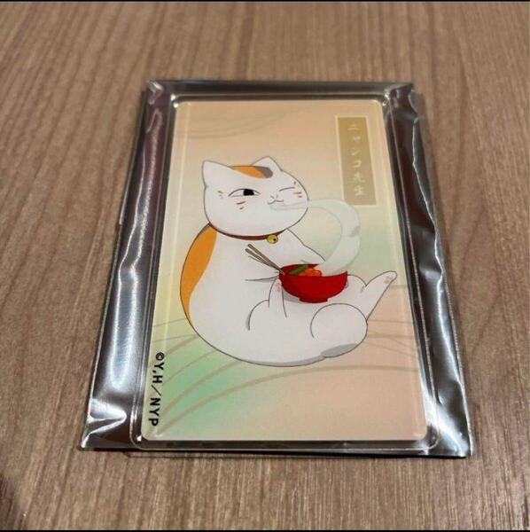 ■ 夏目友人帳 ■ ニャンコ先生 and gallery カフェ クリアカード アクリルカード