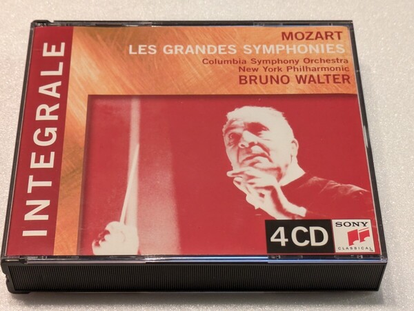 ミ66【即決・送料無料】MOZART モーツァルト 交響曲全集 / ブルーノ・ワルター (4CD)