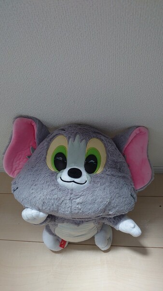 トムとジェリー/Tom and Jerry 寝そべり トム BIGぬいぐるみ 約40cm 送料無料