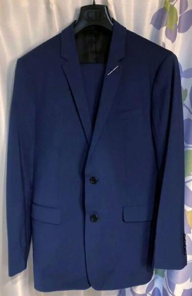 新品タグ Dior homme 18aw ウールセットアップスーツ ジャケット パンツ スラックス ディオールオム メンズ