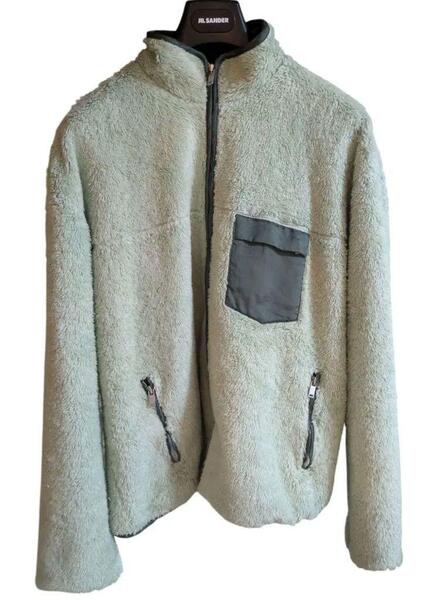 JIL SANDER ミントグリーン フリースジャケット ボアジャケット ジルサンダー メンズ Mサイズ