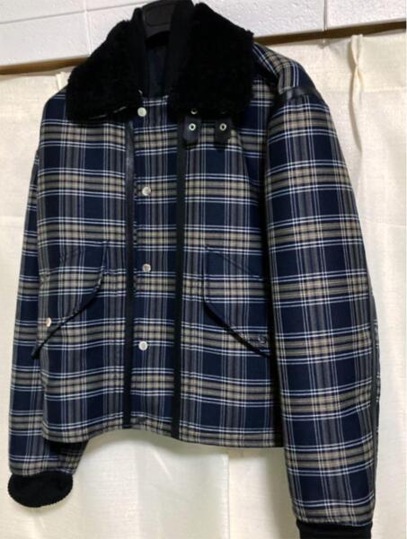 Dior homme 21ss ディオール チェックブルゾン ジャケット アウター メンズ