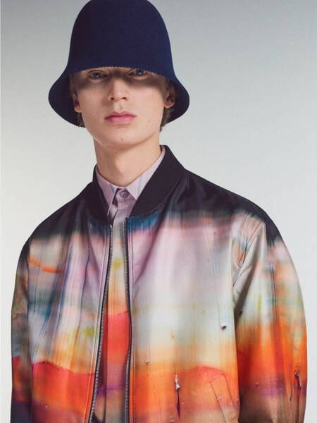 新品タグ付き BERLUTI ベルルッティ シルクリバーシブルボンバージャケット MA-1 メンズ
