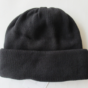 2025ss COMESANDGOES DEGREE OF FREEDOM KNIT ブラック お洒落なコットンニットキャップです/カムズアンドゴーズ