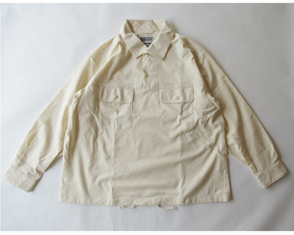 2025SS EG WORKADAY Jumper Shirt - Kona Cotton サイズS ナチュラル プルオーバーシャツ/ENGINEERED GARMENTSエンジニアドガーメンツ