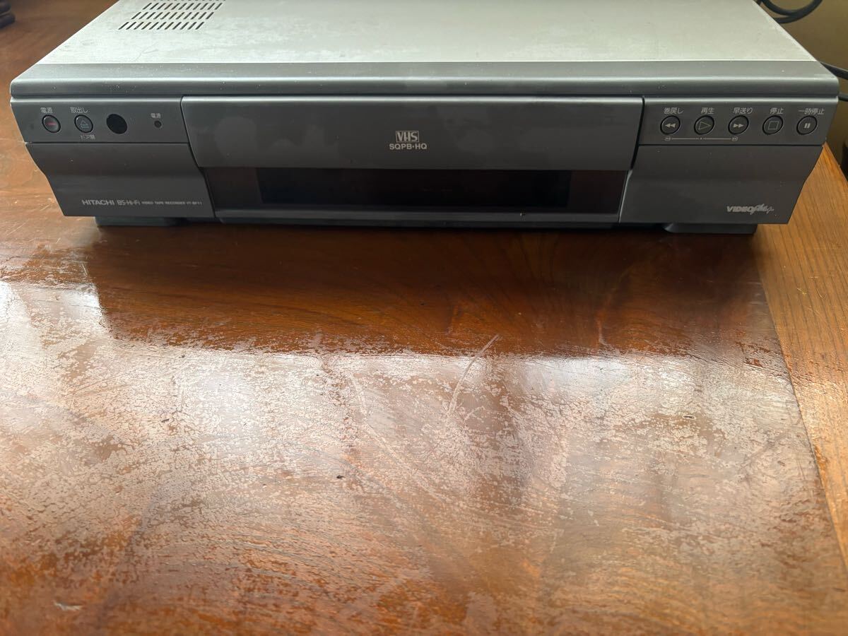 HITACHI VHSビデオカセットレコーダー VT-BF55 - メルカリ