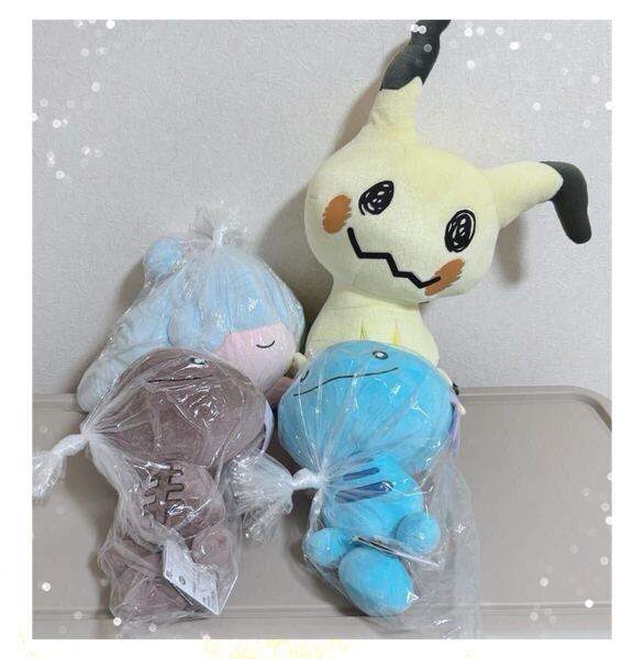 ポケットモンスター ぬいぐるみ まとめ売り 4種 ミミッキュ ミブリム ウパー アローラ ポケモン