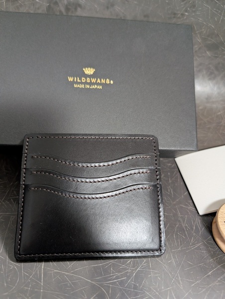 【未使用】WILDSWANS ミニウォレット サドルプルアップ ブラック Begin別注 財布